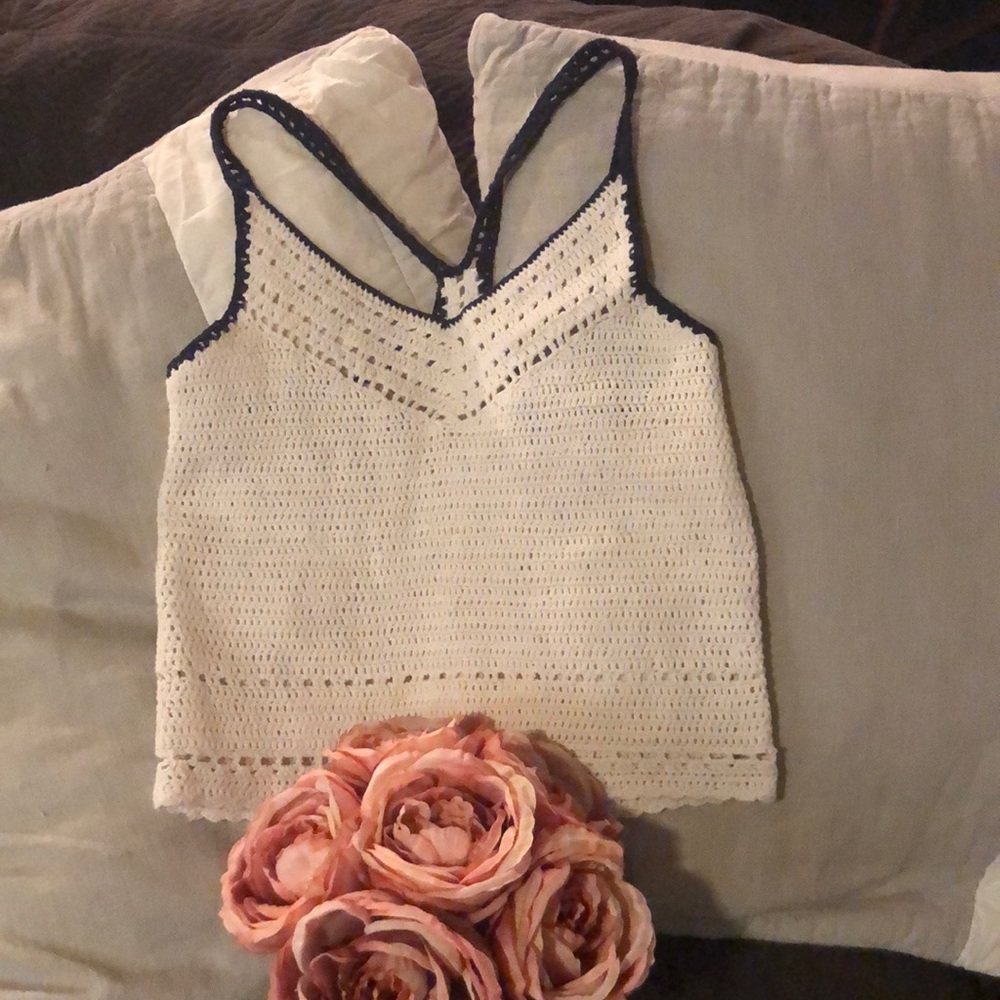 Handmade knitted tank top